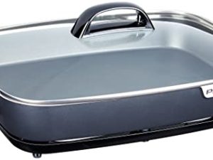 Presto 06858 Slimline Skillet with Glass Cover Electric