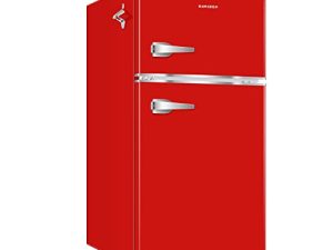 BANGSON Mini Fridge with Freezer