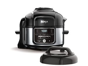 Ninja Foodi Programmable 10-in-1 5-Quart Pressure Cooker and Air Fryer - FD101 Stainless Steel (Renewed)