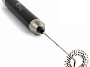 Nestpark Portable Drink Mixer Small Handheld Electric Stick Blender - Cordless and Battery Operated Bulletproof Keto Coffee Blender