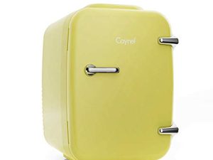 CAYNEL Mini Fridge Portable Thermoelectric 4 Liter Cooler and Warmer for Skincare