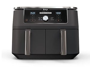 Ninja DZ401 Foodi 10 Quart 6-in-1 DualZone XL 2-Basket Air Fryer with 2 Independent Frying Baskets