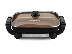 Hamilton Beach Durathon Ceramic Electric Skillet with Removable 12x15” Pan