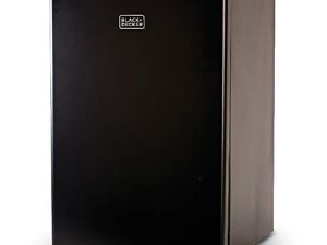BLACK+DECKER BCRK25B Compact Refrigerator Energy Star Single Door Mini Fridge with Freezer