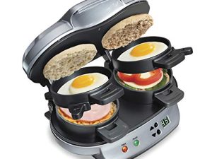 Hamilton Beach Dual Breakfast Sandwich Maker with Timer
