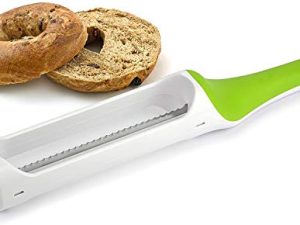 Hometown Bagel Knife - Easy to Use Bagel Slicer - Safely Slice Bagels and More