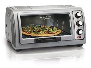 Hamilton Beach 6-Slice Countertop Toaster Oven with Easy Reach Roll-Top Door