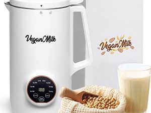 Soy Milk Maker Machine - 8 in 1 Vegan Nut Milk Maker - Nut Milk Machine Works As: Almond Milk Maker