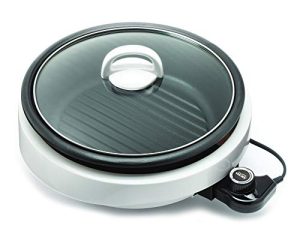 Aroma Housewares ASP-137 Grillet 3Qt. 3-in-1 Cool-Touch Electric Indoor Grill Portable