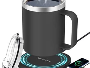Coffee Mug Warmer & Mug Set