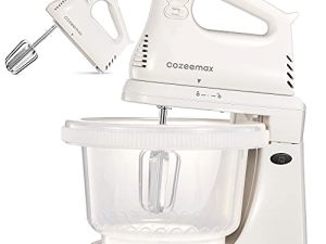 2 in 1 Hand Mixers Kitchen Electric Stand mixer with bowl 3 Quart