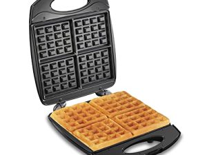 Hamilton Beach Non-Stick Belgian Waffle Maker with Indicator Lights