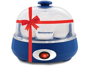 Elite Gourmet EGC322CBL Easy Egg Cooker Electric 7-Egg Capacity