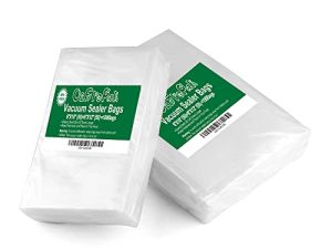 O2frepak 100 Count Vacuum Sealer Bags 50 of Each Size 50 Pint 6"X10"and 50 Quart 8"X12"BPA Free Sous Vide Seal a Meal Commercial Grade Vaccume Seal Pre-Cut Combo Pack Bag
