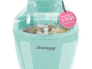 Americana EIM-1400M 1.5 Qt Freezer Bowl Automatic Easy Homemade Electric Ice Cream Maker