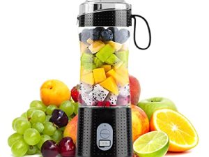 Portable Blender Personal Size Blender - 13Oz USB Rechargeable 4000mAh Mini Blender | BPA-Free 6 Blades Juicer Cup for Juice