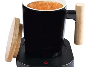 Mug Warmer with Mug Set - HOWAY Coffee Cup Warmer for Desk Auto Shut Off Keeps Tea Warm and Hot