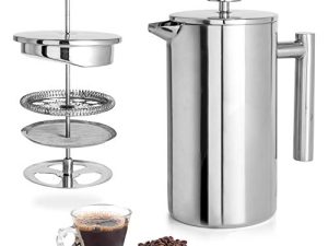 Mixpresso Stainless Steel French Press Coffee Maker 27 Oz 800 ml
