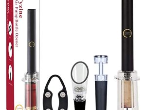 Air Pressure Pump Bottle Opener With Foil Cutter