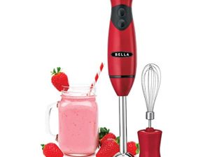 BELLA Immersion Hand Blender with Whisk Attachment