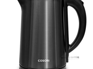 COSORI Electric Kettle Stainless Steel with Double Wall