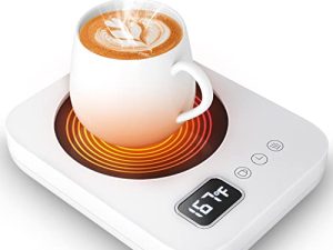 Coffee Mug Warmer Cup Warmer - Mug Warmer for Desk with 3-Temp Settings/Cup Type Selection/Timing Function/Gravity Sensor Switch/Auto Shut Off