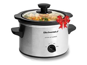 Elite Gourmet MST-250XS Electric Slow Cooker Ceramic Pot