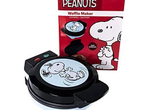 Uncanny Brands Peanuts Waffle Maker - Make Snoopy Waffles - Kitchen Appliance