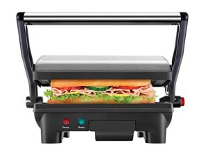 Chefman Electric Panini Press Grill and Gourmet Sandwich Maker w/ Non-Stick Coated Plates