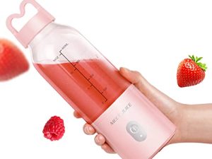 MEET JUICE Portable Blender Personal Size with USB Wire Rechargeable Mini Blender Good Choice Making Shakes and Smoothies