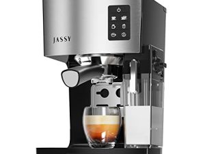 JASSY Espresso Machine Cappuccino Maker with 20 BAR Pump & Powerful Milk Tank for Home Barista Brewing