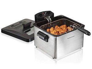 Hamilton Beach Triple Basket Electric Deep Fryer