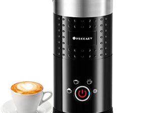 Huogary Electric Milk Frother and Steamer - 4 In 1 Automatic Milk Steamer