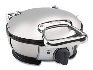 All-Clad Stainless Steel Classic Round Waffle Maker with 7 Browning Settings