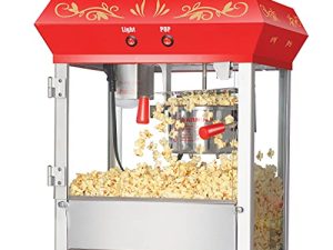 Great Northern Popcorn Red 6 oz. Ounce Foundation Old-Fashioned Movie Theater Style Popcorn Popper
