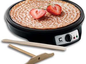 Chefman Electric Crepe Maker Griddle:Precise Temperature Control for Perfect Blintzes