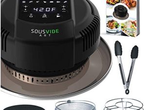 7 In 1 Air Fryer Lid for Instant Pot Pressure Cooker Attachment | Best 1000W Instant Pot Air Fryer Lid 8 qt and 6 qt | Instant Pot Fryer Lid Accessories Include Basket