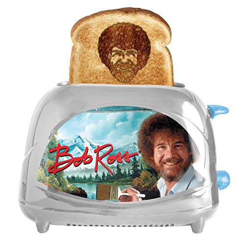 Bob Ross Toaster - Toasts Bob's Iconic Face onto Your Toast Bob Ross Toaster - Toasts Bob's Iconic Face onto Your Toast