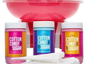 The Candery Cotton Candy Machine and Floss Bundle- Bright