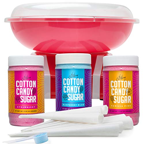 The Candery Cotton Candy Machine and Floss Bundle- Bright The Candery Cotton Candy Machine and Floss Bundle- Bright