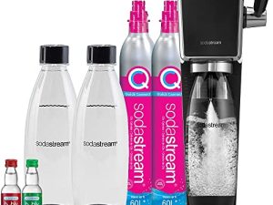 SodaStream Art Sparkling Water Maker Bundle (Black)