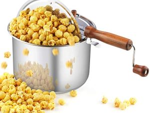 Cook N Home 02627 6 quart Stainless Steel Popcorn Popper