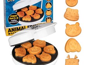 Animal Mini Waffle Maker- Makes 7 Fun