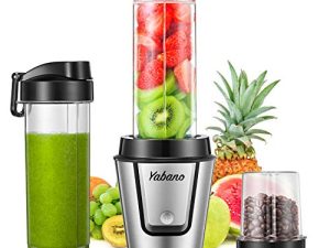 Personal Blender with 2 x 20oz Travel Bottle and Coffee/Spices Jar